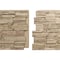 Ekena Millwork 48 5/8"W x 24 3/4"H x 1 1/4"D Cascade Stacked Stone, StoneWall Faux Stone Siding Panel, Colfax PNU24X48CACO - alternate 8